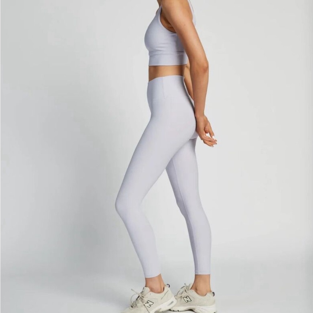 Wilo The Label Base Ribbed Lilac Leggings